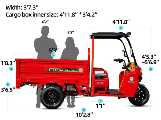 LLAMA Truck Vector (Built in USA)
