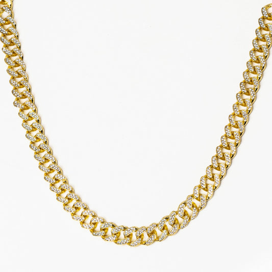 Llama The "Patriot" Iced-Out Cuban Link Chain