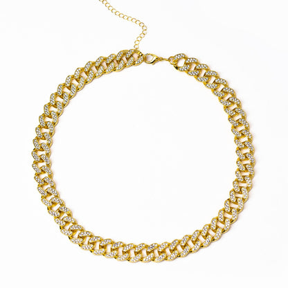Llama The "Patriot" Iced-Out Cuban Link Chain
